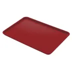 image of Cambro 3253CL675 Camlite Tray – 12‑3/4" x 20‑7/8" Red Fiberglass Rect, Dishwasher Safe, NSF, USA