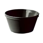 image of Cambro 35CW110 Bouillon Cup – 8 oz, 3-15/96" Dia x 2-1/8" H, Black Polycarbonate, Scratch-Resist