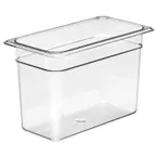 image of Cambro 38CW135 - 1/3 Size 7.3 Qt Polycarbonate Food Pan, 8" Deep Clear, NSF