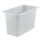 image of Cambro 38PP190 - 1/3 Size 8" Deep Translucent Polypropylene Food Pan, NSF