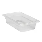 image of Cambro 42PP190 - 1/4 Size Polypropylene Food Pan, 2-1/2" Deep, Translucent, NSF