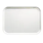 image of Cambro 46148 Camtray Rectangular Tray, 4-1/4" x 6" White Fiberglass, NSF, Dishwasher Safe