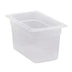 image of Cambro 46PP190 Food Pan – 1/4 Size, 6" Deep, Translucent Polypropylene, NSF