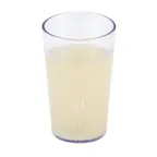 image of Cambro 500P2152 5.2 oz Clear Textured SAN Tumbler, 2-1/4" Top Dia, Impact-Resistant - 24/Case