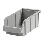 image of Cambro 5412CBP480 Condiment Organizer Bin, 5" W x 12" D x 4-1/4" H, Gray Poly Plastic, Made in USA