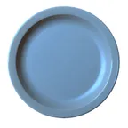 image of Cambro 55CWNR401 - 5.5" Slate Blue PC Plate, Narrow Rim, Scratch‑Resistant Finish, NSF, Made in USA