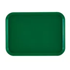 image of Cambro 57119 - Rectangular Serving Tray, 4" x 6" Fiberglass, Sherwood Green, NSF, Dishwasher Safe