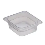 image of Cambro 62PP190 - 1/6 Size Translucent Polypropylene Food Pan, 2-1/2" Deep, NSF