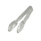 image of Cambro 6TGS135 Plastic Serving Tongs, 6" Clear Polycarbonate, Heat‑Resist -40°F–210°F, NSF