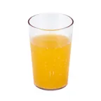 image of Cambro 800P152 - 7.8 oz Clear Textured SAN Tumbler, 2‑5/8" Diameter, Dishwasher Safe, USA - 72/Case