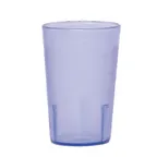 image of Cambro 800P2401 - 7.8 oz Slate Blue SAN Tumbler, Sani‑Rim Lip, Dishwasher Safe - 24/Case