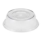 image of Cambro 806CW152 - Clear PC Round Plate Cover, 8-7/16" ID, 2-11/16" H, NSF, Fits 210°F Heated Carts