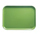 image of Cambro 810113 Camtray Rectangular Tray, 8" x 9-7/8" Green Fiberglass, Dishwasher Safe, NSF Limeade