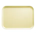 image of Cambro 810536 Rectangular Tray, 8" x 9-7/8" Fiberglass, Lemon Chiffon Yellow, Dishwasher‑Safe, NSF