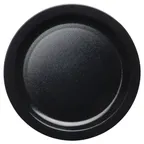 image of Cambro 825CWNR110 - Camwear Plate, 8-1/4" Narrow Rim, Black Polycarbonate, Scratch‑Resistant, NSF