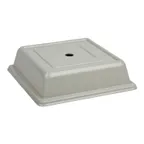 image of Cambro 85SFVS101 Camcover Plate Cover, Beige Fiberglass, 8.6" x 8.6" x 2.75" (Inside), Parchment, NSF, 300°F