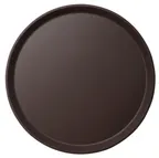 image of Cambro 900CT138 - Round 9" Fiberglass Serving Tray, Tan Non‑Skid Surface, Dishwasher‑Safe, NSF Certified, Made in USA