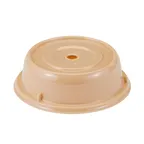 image of Cambro 905CW133 Camcover Plate Cover - 9.5" Dia, 2-13/16" H, Beige Poly, Stack, NSF, Fits 210F Carts