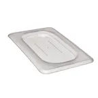 image of Cambro 90CWC135 Food Pan Cover – 1/9 Size Flat Clear Polycarbonate Lid, NSF