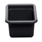 image of Cambro 912CBP110 Bus Box, 9-1/16"L x 12-1/16"W x 5-1/8"D, Hi-Gloss Plastic, Black, 1-Compartment