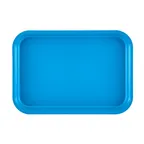 image of Cambro 913MT142 Bakery Tray – 8-7/8" x 12-3/4" x 1" Fiberglass, Blue, NSF, Dishwasher Safe
