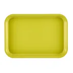 image of Cambro 913MT145 Tray – 8-7/8" x 12-3/4" x 1" Fiberglass, Yellow, Dishwasher Safe
