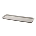 image of Cambro 92615MT148 Display Tray – 8-7/8" x 25-1/2" x 1-1/2", White Fiberglass, NSF, Dishwasher Safe