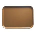 image of Cambro 926508 Rectangular Tray, 8-7/8" x 25-9/16" x 1" Fiberglass, Suede Brown, NSF, Dishwasher Safe