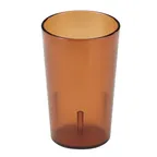 image of Cambro 950P153 - 9.8 oz Amber Tumbler, 2-3/4" Dia, SAN Plastic, Sani‑Rim, Dishwasher Safe - 72/Case