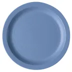 image of Cambro 9CWNR401 Slate Blue Polycarbonate Plate 9" Narrow Rim, Scratch‑Resistant, NSF Certified