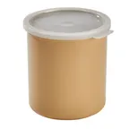 image of Cambro CP27133 - 2.7 Qt Salad Crock, 6-5/8" Dia x 6-3/4" H, Beige Polypropylene, NSF
