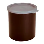 image of Cambro CP27195 2.7 Qt Salad Crock, 6.6" Dia x 6.75" H, Red Polypropylene with Lid, NSF, Made in USA