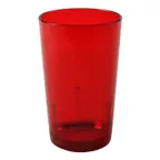 image of Cambro D12156 - Del Mar Tumbler, 12 oz, 2-15/96" Top, Ruby Red Finish, SAN Plastic, Stackable
