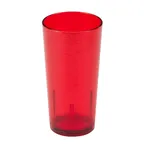 image of Cambro D16156 - Del Mar 16 Oz Tumbler, 3-1/16" Top, Crackled Ruby Red SAN, Made in USA