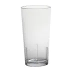 image of Cambro D24152 Tumbler, 24 oz Clear Crackled SAN, 3‑7/16″ Top, Lightweight, Rolled Rim