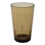 image of Cambro D8609 - 8 oz Amber Crackled SAN Tumbler, 2-5/8" Top Dia, Made in USA