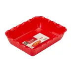 image of Cambro DC10404 - 4.9 Qt Crock, 13-3/16" x 10-7/16" Red SAN, Break/Chip Resistant, NSF