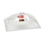 image of Cambro DD1220CW135 Clear PC Dome Cover 21-7/8" W x 14-3/4" D x 8" H Fits 12" x 20" Tray