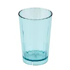 image of Cambro HT16CW196 Camwear Tumbler, 16 oz Azure Blue Polycarbonate, Fluted, 3‑5/16″ Top Diameter