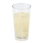 image of Cambro HT22CW135 - 22 Oz Huntington Tumbler, Clear Fluted Polycarbonate, 3-1/2" Top Dia, Stack Lugs