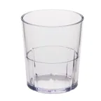 image of Cambro LDT9152 Lido® 9‑Oz Clear SAN Tumbler, 3‑3/16" Ø, 3‑11/16" H, Dishwasher Safe, USA Made