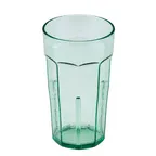 image of Cambro LT10427 Laguna Tumbler - 10 oz, Green Textured SAN Plastic, Hammered Finish, Impact-Resistant