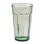 image of Cambro LT12427 Laguna Tumbler – 12 oz, Green SAN Plastic, Hammered Finish, Impact‑Resistant