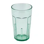 image of Cambro LT16427 Laguna Tumbler - 16 Oz (1 pt) SAN Plastic, Spanish Green, Textured Hammered Finish