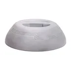 image of Cambro MDSD9480 Insulated Dome, Fits 9-Inch Plate, 10-1/4" OD x 3-3/16" H, Gray Polypropylene
