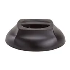image of Cambro MDSHD9110 Thermal Dome Cover, Fits 9-Inch Plate, 10-1/4" Ø, 3-3/16" H, Black Polypropylene