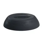 image of Cambro MDSLD9110 Dome Cover - 2‑3/4" H Plastic Dome, Fits 9" Plate, 10‑1/4" OD, Black, Made in USA