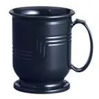 image of Cambro MDSM8110 8 oz Plastic Mug, 4.5" Dia x 4" H, Black Polypropylene, Dishwasher Safe, NSF