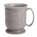 image of Cambro MDSM8457 Shoreline 8 Oz Plastic Mug, 4½" Dia x 4" H, Gray Polypropylene, Dishwasher Safe, NSF
