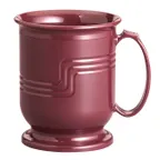 image of Cambro MDSM8487 8 oz Plastic Mug, 4.5" Dia x 4" H, Cranberry Polypropylene, Dishwasher Safe, NSF